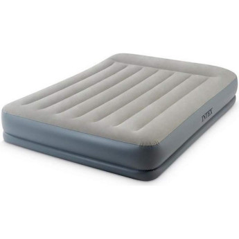 Надувная кровать INTEX Mid-Rice Airbed 64118, 152×203×30 см, насос 220 В